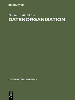 cover image of Datenorganisation